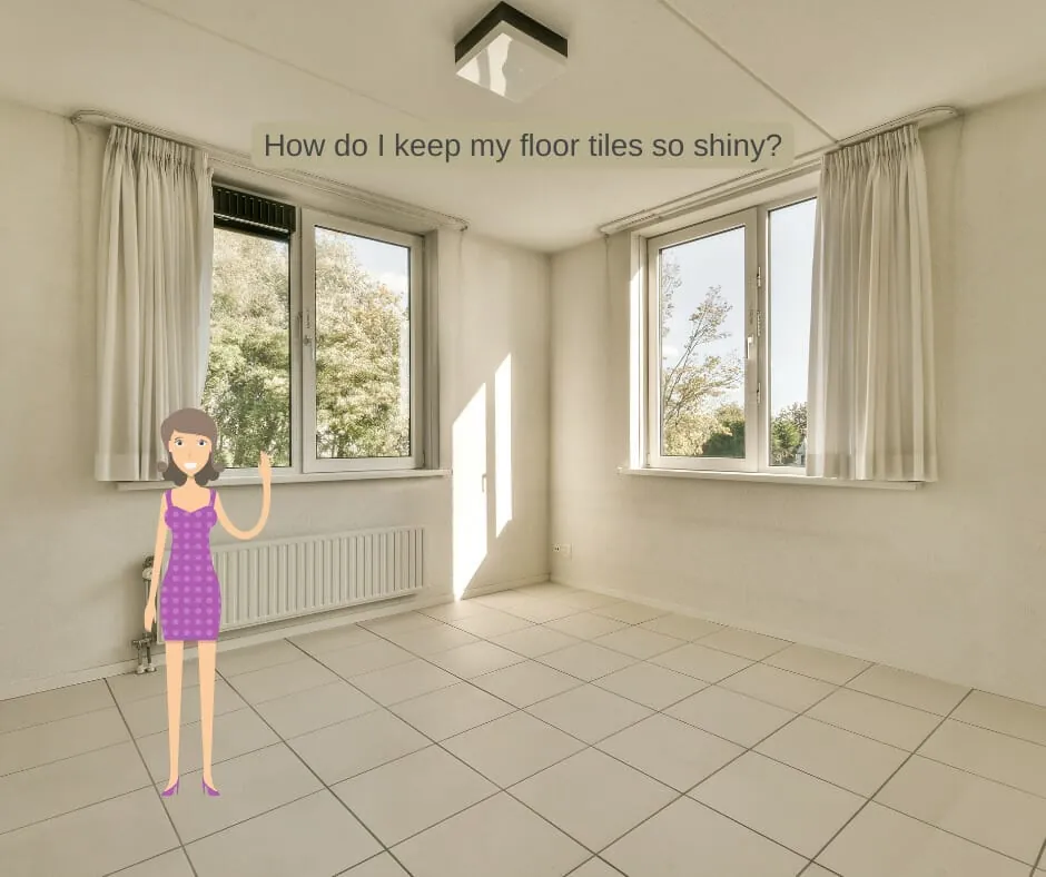 How do I Keep My Tiled Floor Clean and Shiny?