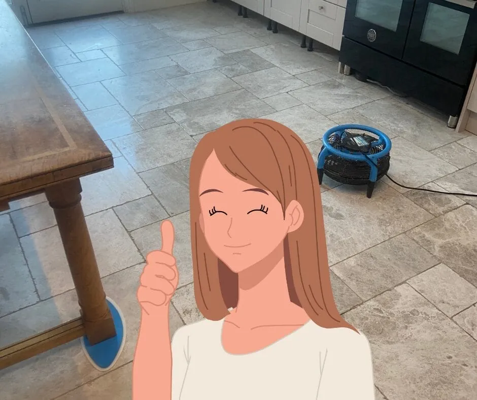 How do you prepare tile for cleaning?