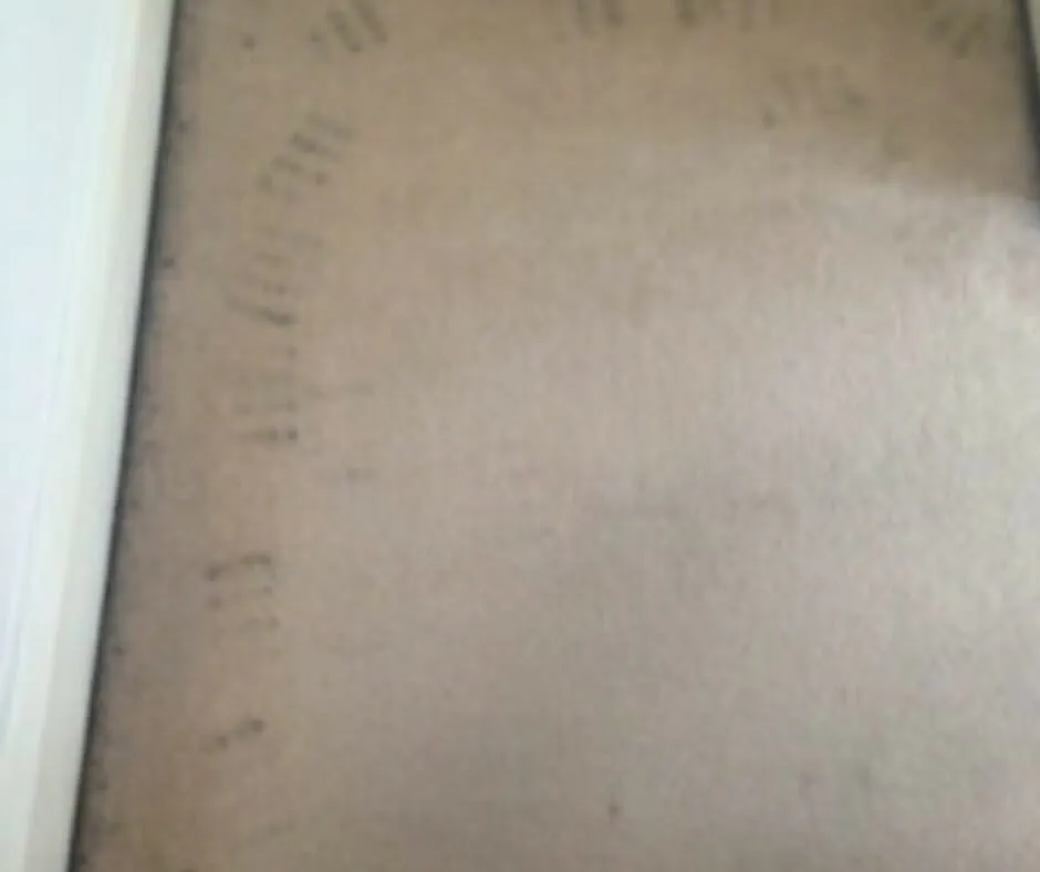 What are the black lines forming around the edge of your carpet?