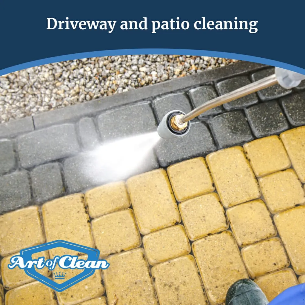 Driveway and patio cleaning