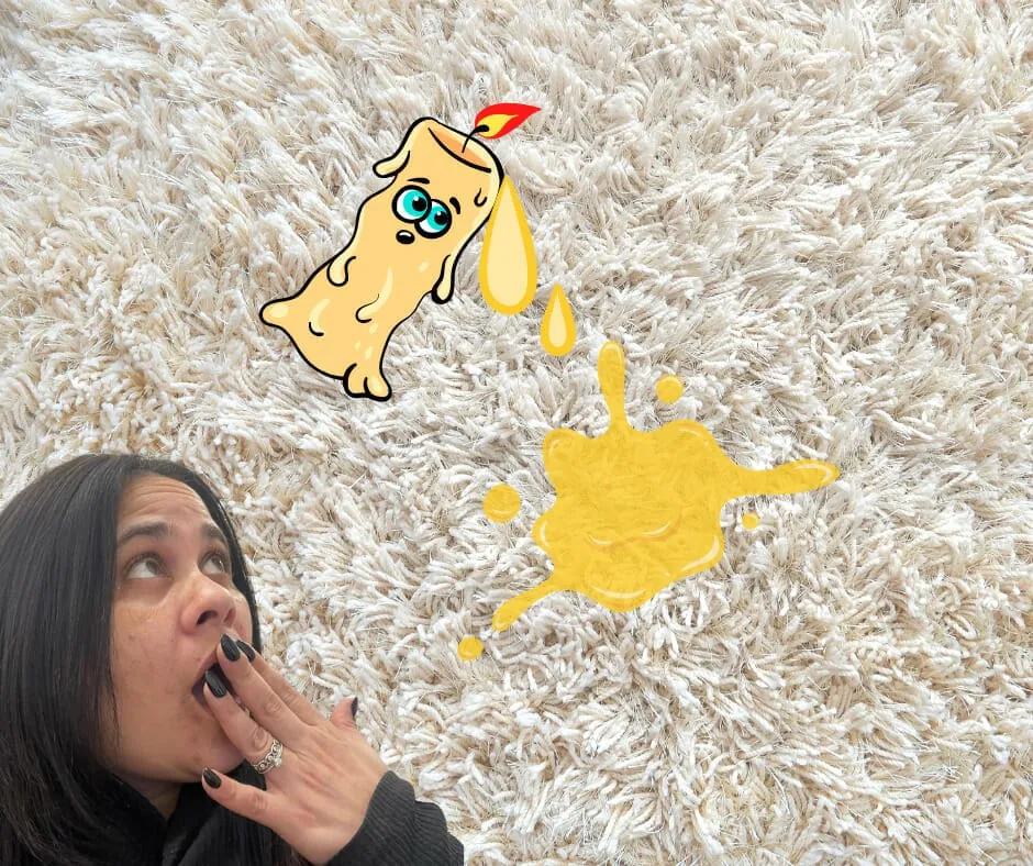 How you get candle wax out of your carpet?