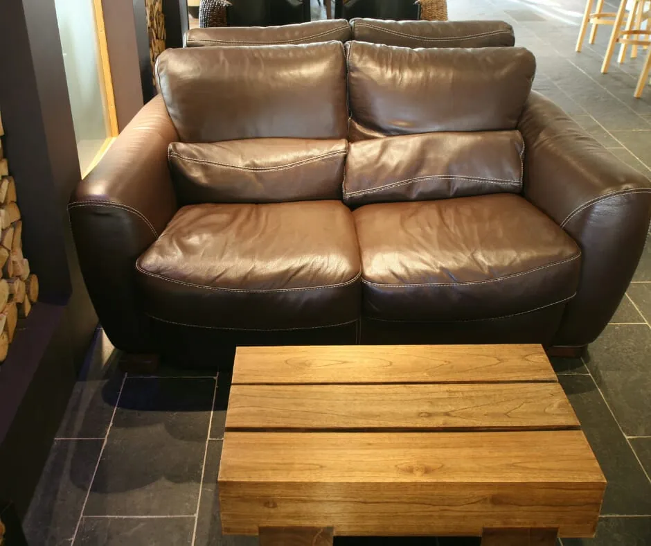 Can I use baby wipes on my leather sofa?