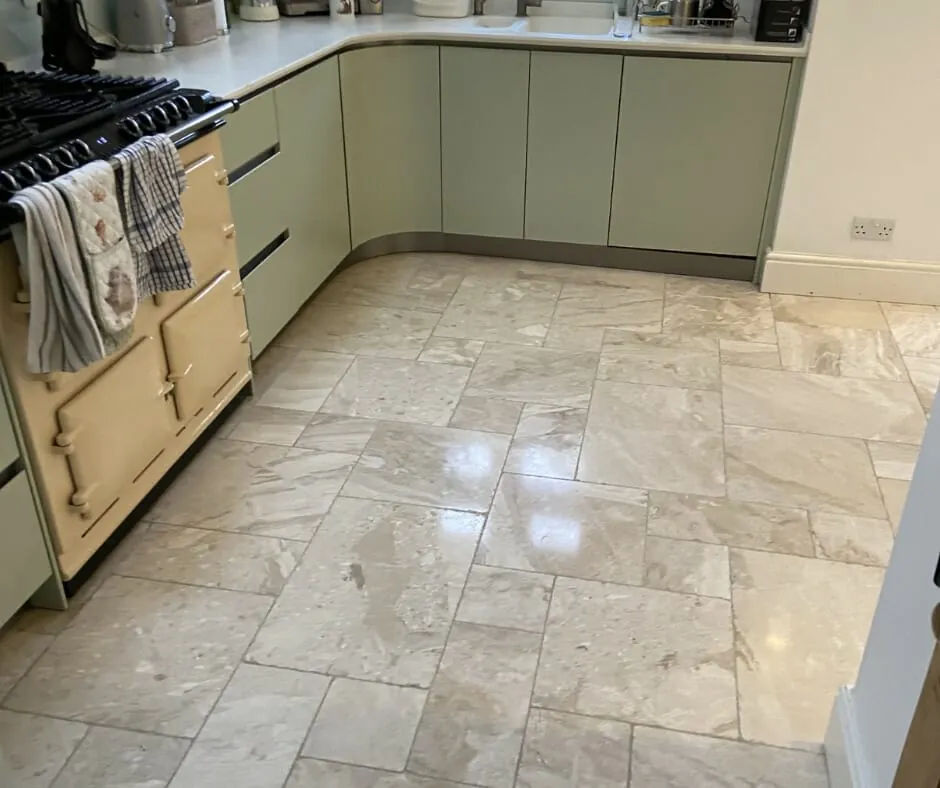 How to keep your limestone floor clean and shiny!