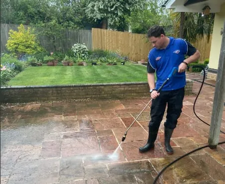 Will Patio cleaning damage my grass and plants?