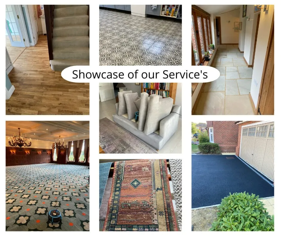 The cleaning services we offer!