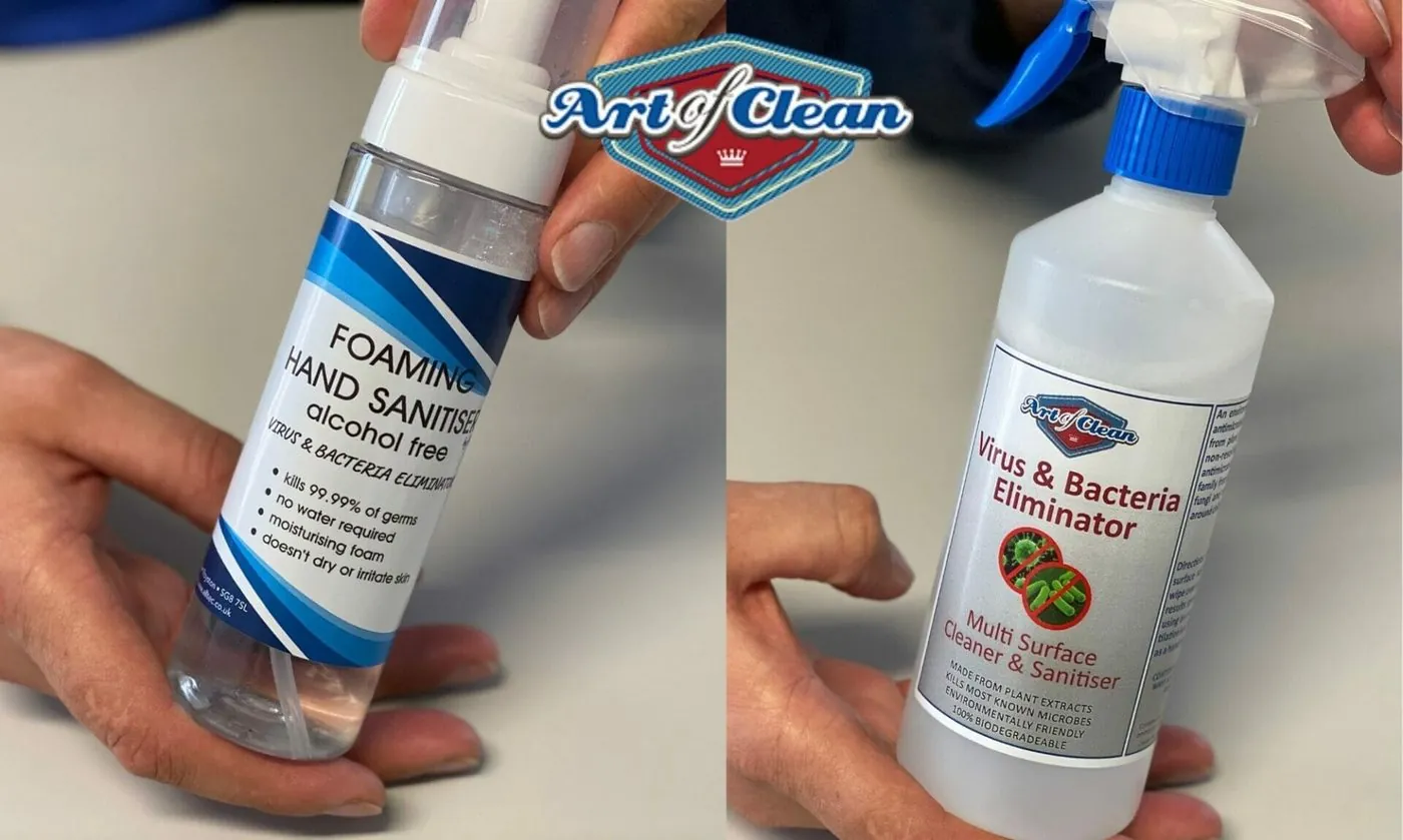 Foaming Hand Sanitiser / Multi-Surface Cleaner and Sanitiser