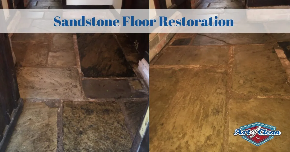 How we clean your Sandstone floor.