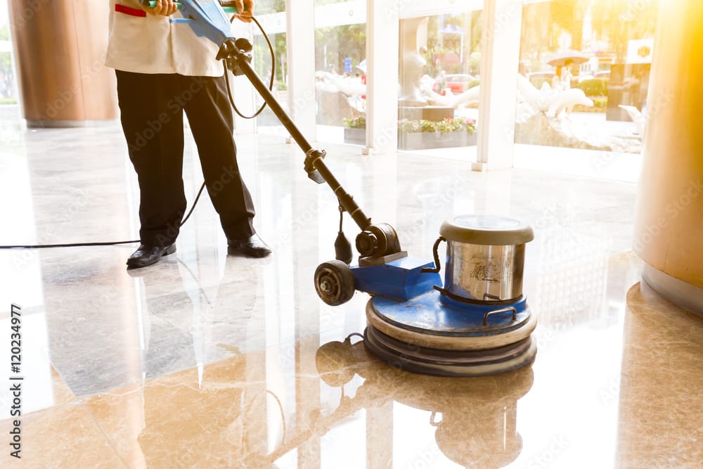 Vinyl Floor Cleaning